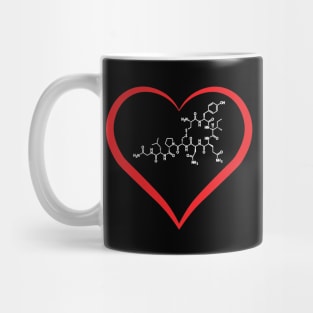 Oxytocin Love Hormone w/heart Mug